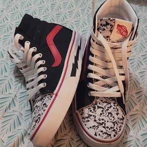 Vans High-Top Sneakers with Skull Design